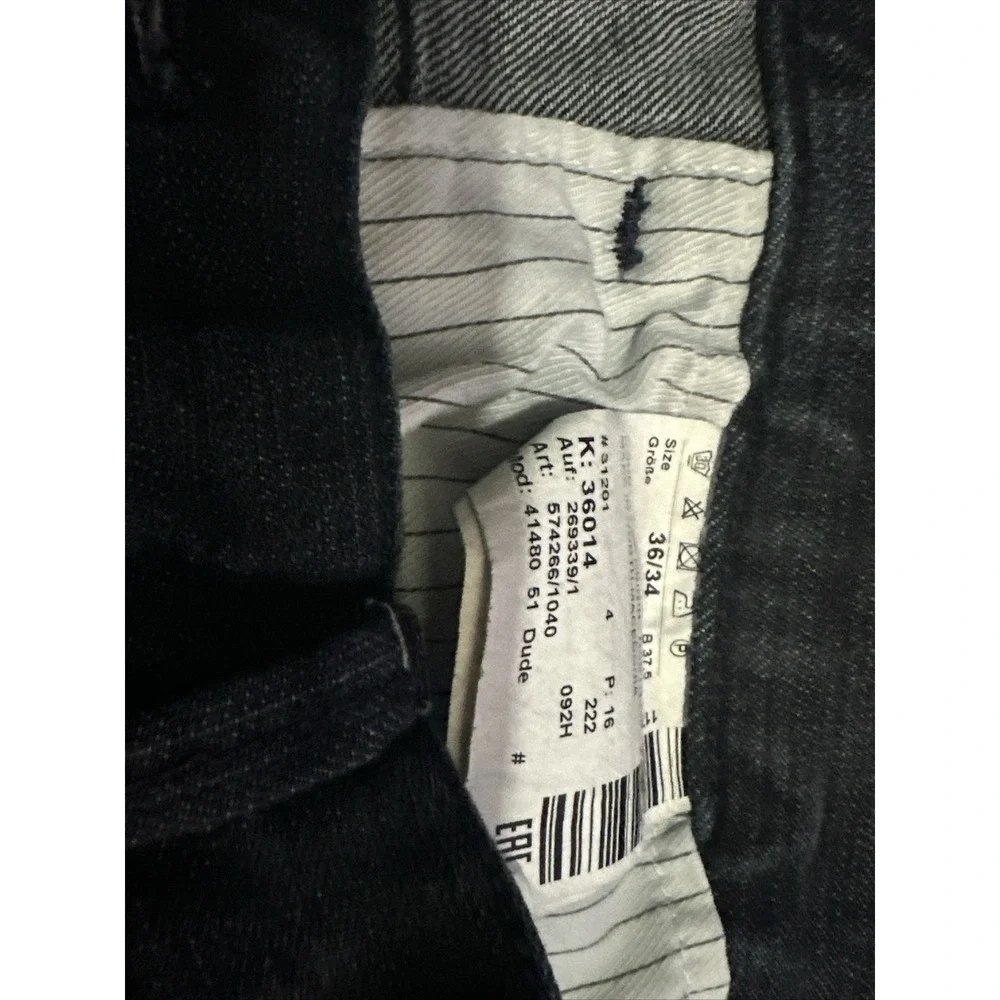 Maus & Hoffman Mens Cashmere Touch 6 Pocket Jeans Dude Blue Stretch Jeans 36/34